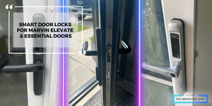 smart door locks for Marvin doors
