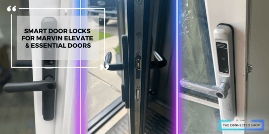 smart door locks for Marvin doors