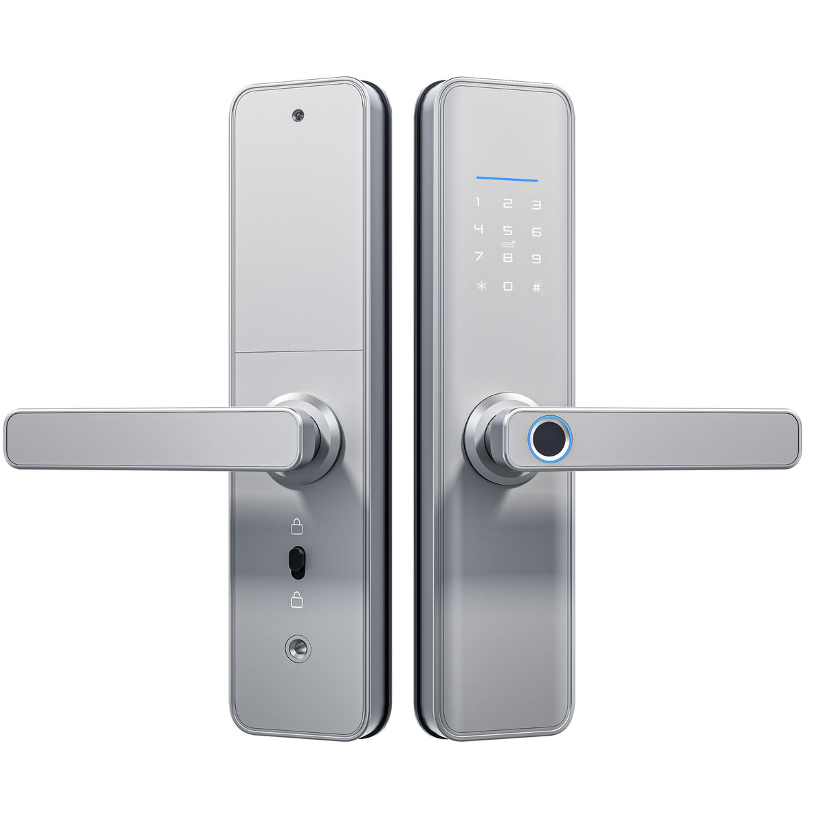 smart door lock max silver