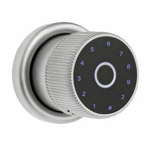 Smart Door Knob Lock Silver