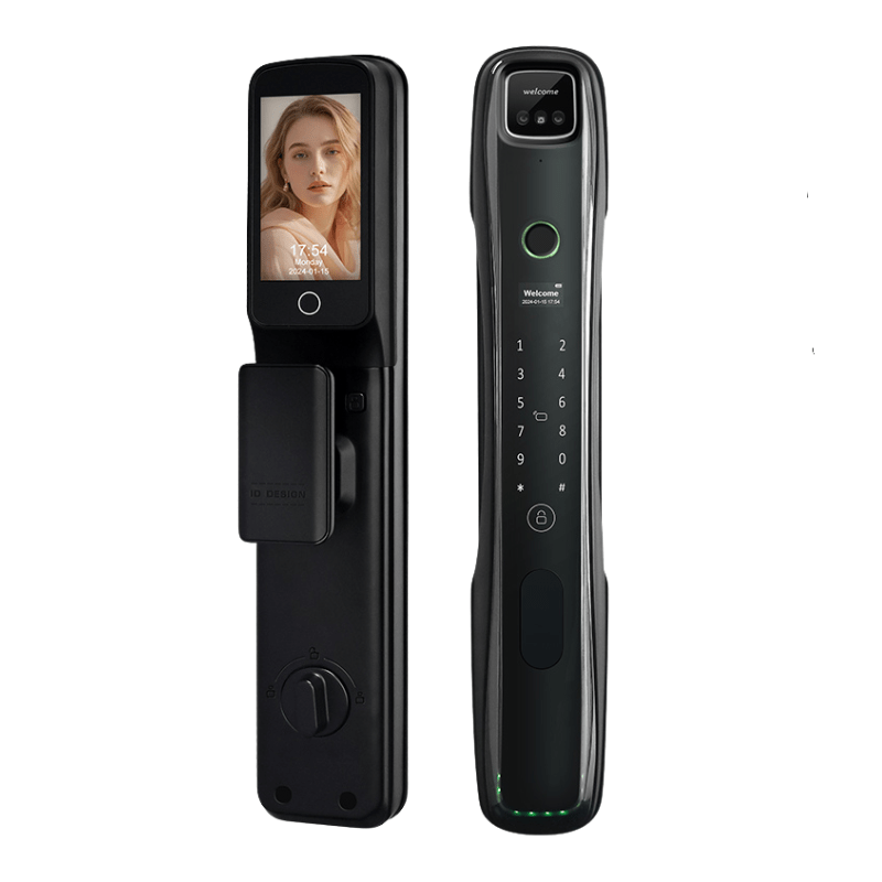 face-recognition-smart-door-lock-black-no-mortise-901