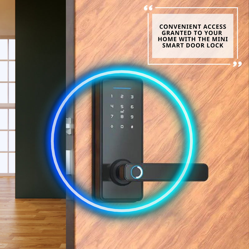 Mini Smart Door Lock - 60 - 70mm Adjustable Latch - 