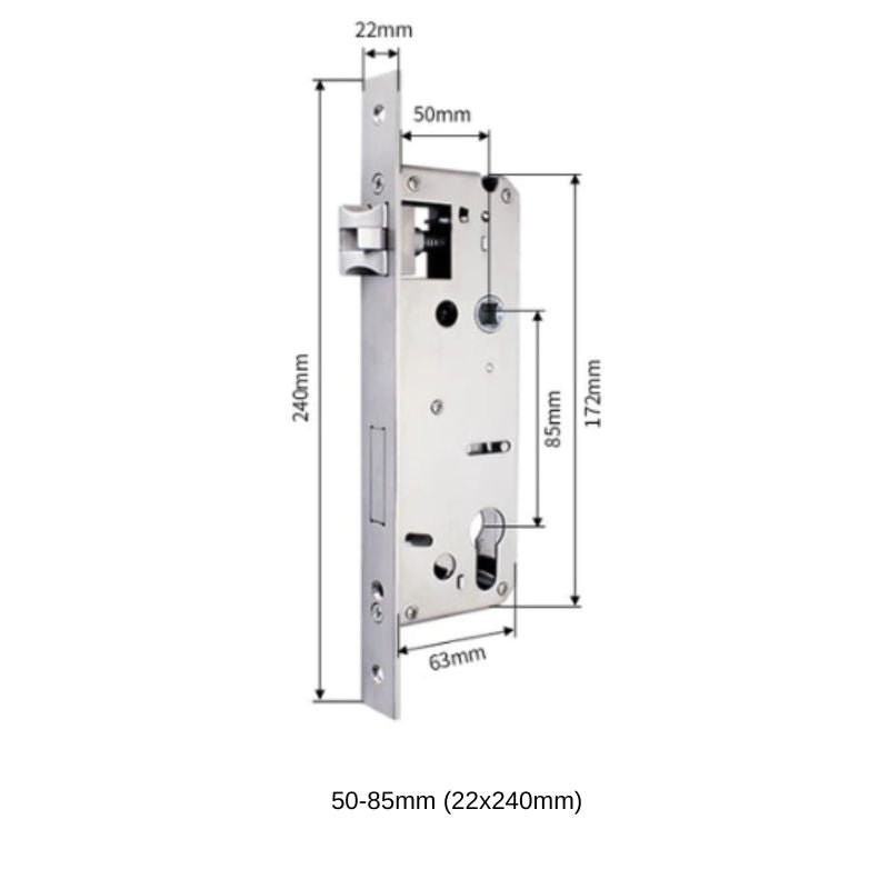 Mortises - 50-85mm (22x240mm) - -