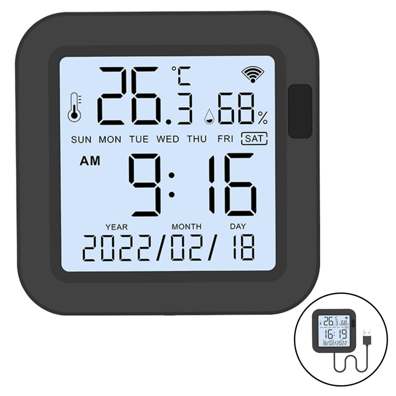 Smart Air Sensor - 12-hour Format - -