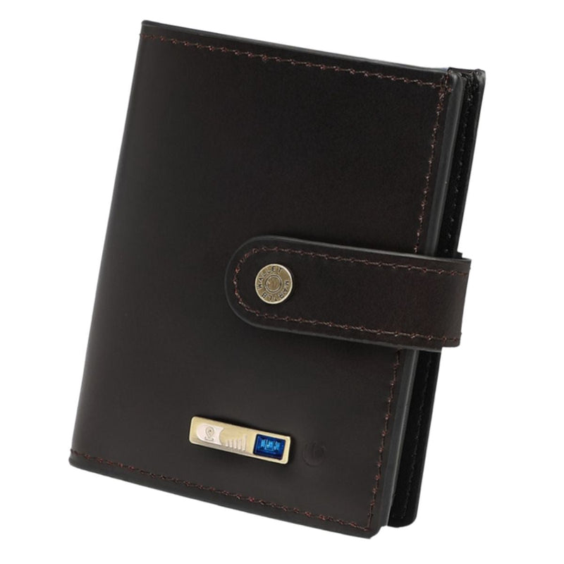 Smart Bluetooth Wallet Strap - Coffee - -