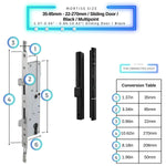 Smart Door Lock Next Gen Plus - Black - 35-85mm (22x270mm) Sliding Door Multipoint 