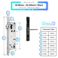 Smart Door Lock Sleek - Black - 40-85mm (22x240mm)