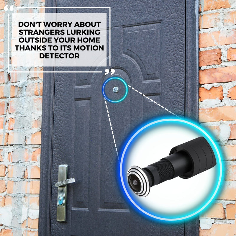 Smart Door Peephole Camera - No SD Card - -