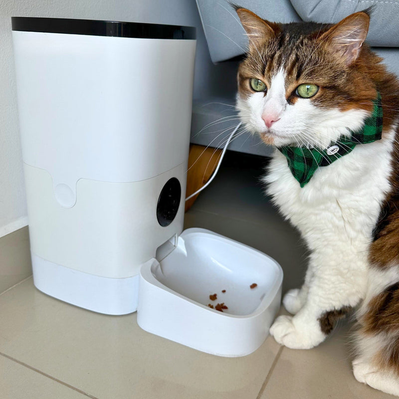 Smart_Pet_Feeder_Camera - white