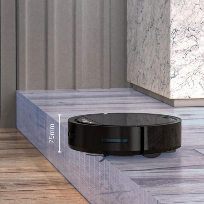 Smart Vacuum Robot - Black - -