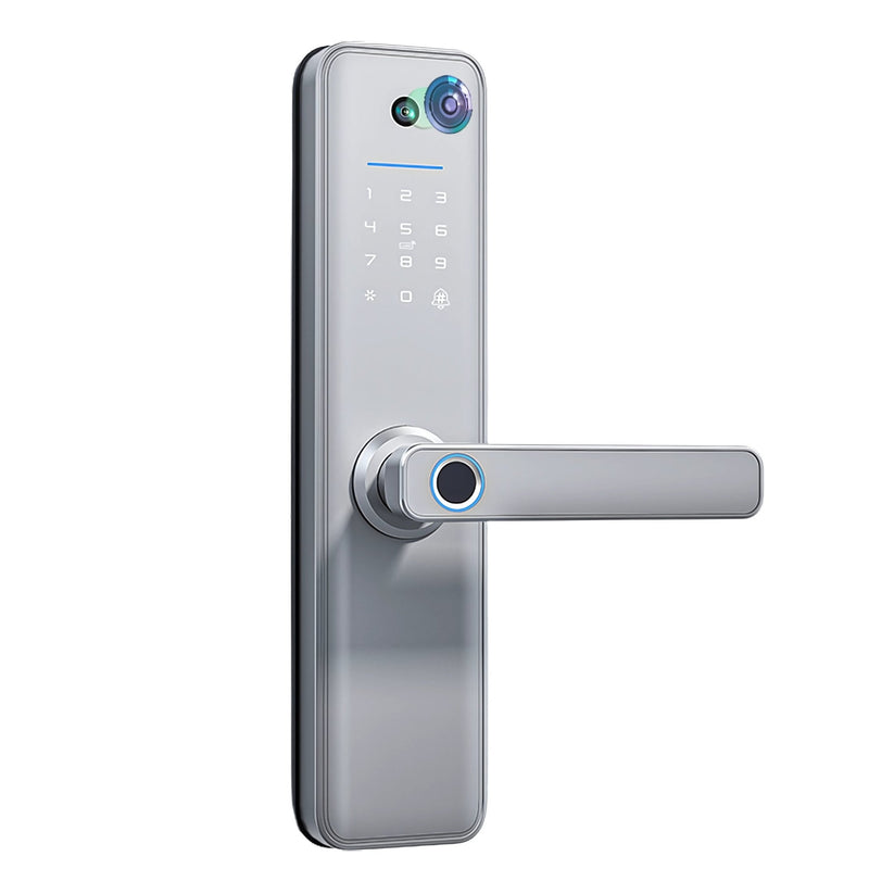 Universal Smart Door Lock Camera Silver