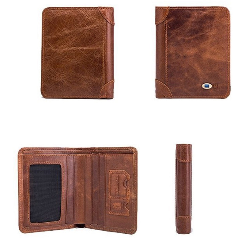 Smart Card Holder Slim Bluetooth Tracker Brown Details Bluetooth Card Holder Connected Card Holder